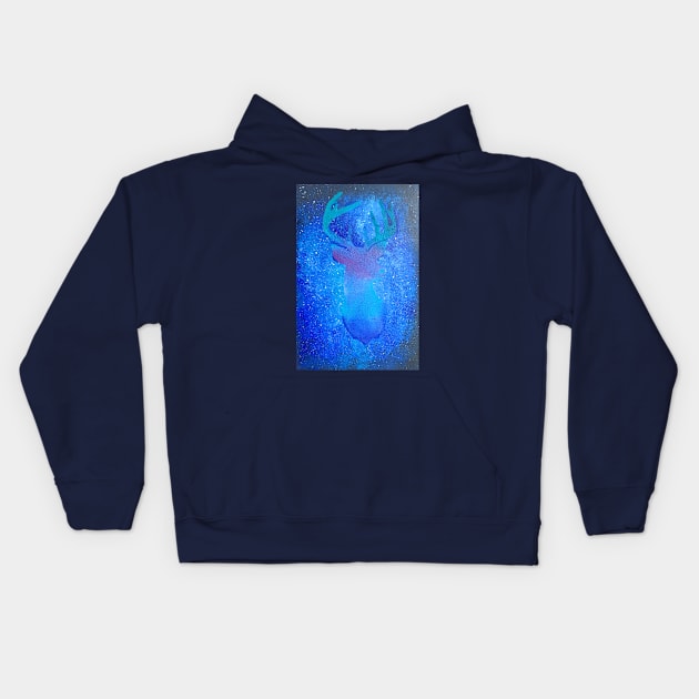 Galaxy star milky way stag deer overlay - Cool Kids Hoodie by LukjanovArt